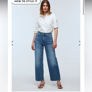 COPY - Madewell the perfect vintage wide drop jeans size 29
